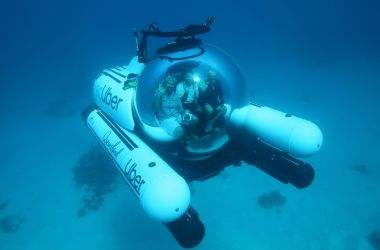 scUber - the world's first ride share submarine at Agincourt Reef!